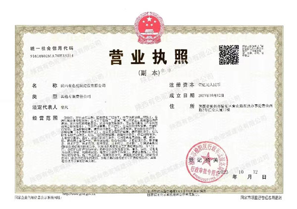 喜報(bào)！陜西有色駝城建設(shè)有限公司正式成立