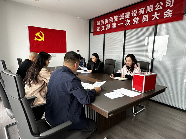 凝心聚力啟新程，有色駝城黨支部正式成立！